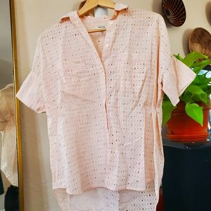 Eyelet button down from madewell